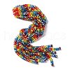 Electroplate & Gradient Color Glass Beads Strands LAMP-M023-01-2