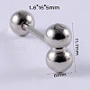 304 Stainless Steel Tongue Rings WG96350-05-1
