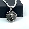 Stainless Steel Pendant Necklace CI8024-3