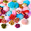  54Pcs 9 Styles Opaque Resin Beads RESI-TA0003-10-3