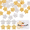 Beebeecraft 50Pcs 2 Colors Alloy Beads FIND-BBC0003-62-1
