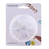 5 Style Brass and Plastic Ear Nuts KK-PH0016-01S-5
