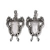 Natural Quartz Crystal Faceted Big Pendants G-L524-04AS-10-1