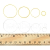 80Pcs 8 Style Brass Linking Rings KK-FS0001-15-6