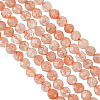 Olycraft 2 Strands Natural Sunstone Beads Strands G-OC0005-42-1