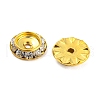 Brass Crystal Rhinestone Beads RB-F035-06C-G-1
