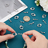   10Pcs 304 Stainless Steel Toggle Clasps STAS-PH0005-79-3