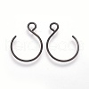 304 Stainless Steel Earring Hooks STAS-O119-10B-2