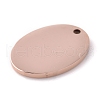 Vacuum Plating 304 Stainless Steel Pendants STAS-P245-44RG-2