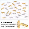 Unicraftale 50Pcs 2 Style 304 Stainless Steel Tube Beads STAS-UN0049-27-5