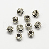 Alloy Rhinestone Rondelle Large Hole European Beads MPDL-R036-27B-1