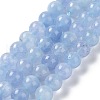 Dyed Natural Malaysia Jade Beads Strands G-G021-02B-07-2