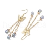 Golden 304 Stainless Steel Butterfly Chandelier Earrings EJEW-JE05731-5