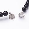 Natural Amethyst and Mixed Gemstone Beaded Necklaces NJEW-JN01753-03-4