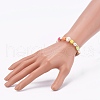 Polymer Clay Heishi Beaded Stretch Bracelets BJEW-JB06026-05-5