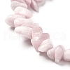 Natural Pink Opal Chip Beads Stretch Bracelets BJEW-JB06618-4
