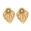 304 Stainless Steel Stud Earrings EJEW-Z098-08G-4