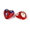 Handmade Millefiori Glass Beads LAMP-N024-43D-2