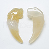 Natural White Agate Big Pendants G-T122-09D-2