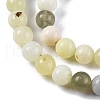 Natural New Jade Beads Strands G-F591-16-8MM-5