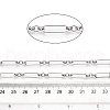 Iron Oval Link Chains CH-N004-01P-3