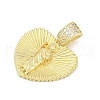 Brass Micro Pave Cubic Zirconia Pendants KK-D317-092G-2