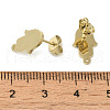Ion Plating(IP) 304 Stainless Steel Stud Earring Findings STAS-I206-68G-3