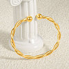 304 Stainless Steel Twisted Cuff Bangles XI4338-2-1