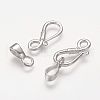 Brass Hook and Eye Clasps KK90-2