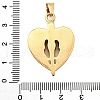 Goddess with Wing 304 Stainless Steel Pendants STAS-M121-04G-3
