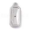 Brass Micro Pave Cubic Zirconia Charms ZIRC-I054-12P-06-3
