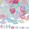 SUNNYCLUE 100Pcs 10 Style Two Tone Transparent Spray Painted Glass Pendants GLAA-SC0002-15-1