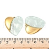 304 Stainless Steel Resin Pendants STAS-V015-50G-3
