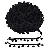 Nylon Pom Pom Ball Tassel Lace Ribbon DIY-WH0580-31B-1
