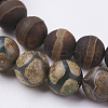Tibetan Style dZi Beads G-G039-10mm-M-4