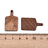 Walnut Wood Pendants WOOD-T032-24-3