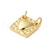 Rack Plating Brass Pendants KK-S372-05G-01-2