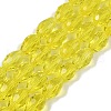 Transparent Glass Beads Strands EGLA-N013-T6mm-D26-1