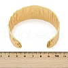 304 Stainless Steel Cuff Bangles for Women BJEW-Z097-11G-5