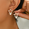 Stainless Steel Dangle Stud Earrings BY9223-5-1