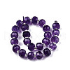 Natural Amethyst Beads Strands G-N327-08C-2