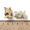 Natural Crazy Agate Carved Figurines DJEW-L023-G04-3