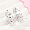 Brass Hoop Earrings EJEW-Q016-09P-1