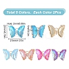 SUNNYCLUE 10Pcs 5 Colors Electroplate K9 Glass Pendants GLAA-SC0001-75-2
