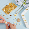 SOFPLATE 200Pcs Alloy Glue-on Flat Pad Bails FIND-SP0001-83G-3