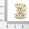 Brass Micro Pave Cubic Zirconia Pendants KK-Z108-02G-E-3