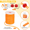  1Roll Hollow Pipe PVC Tubular Synthetic Rubber Cord RCOR-NB0001-02F-2