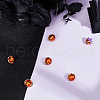 Beebeecraft 6Pcs Halloween Brass Enamel European Beads KK-BBC0015-40-4