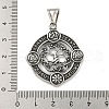 316 Surgical Stainless Steel Pendants STAS-E212-60AS-3