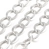 Aluminium Texture Curb Chains CHA-C002-07P-1